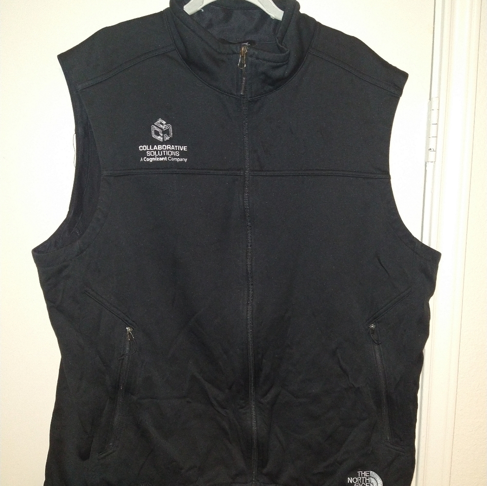 The North Face Ridgewall Windwall Soft Shell Vest Men's sz XXL W/ Logo